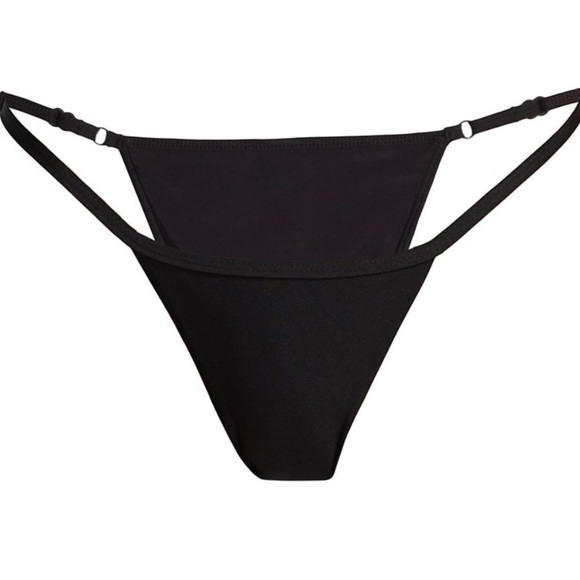 Good American Perfect Fit Bikini Bottom Black NWT Size 3/Large - Picture 2 of 6